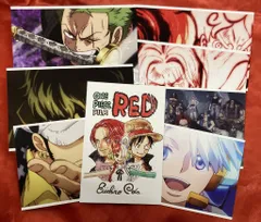 ONE PIECE FILM RED 来場者特典 尾田栄一郎 FILM RED ビジュアルカードセット 8枚入 第6弾