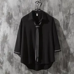 長袖シャツ  メンズ ネクタイ付き シャツ  カジュアル シャツ  制服 レギュラーカラー 白シャツ  ワイシャツ  おしゃれ ユニセックスxiaokb188