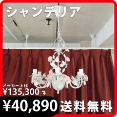 シャンデリア スカルゴ 58cm×52cm 照明 新品 ※電球は付属しておりません 8