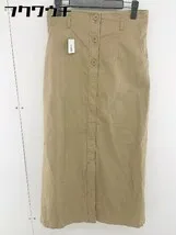◇ JOURNAL STANDARD スリット ハイウエスト ロング タイト スカート サイズ M S ベージュ レディース  【1110080000605】