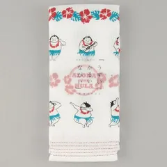 布ごよみ すもうフラ うすい かるい ながい 手ぬぐいタオル 相撲 フラダンス 今治の日本製 コンテックス