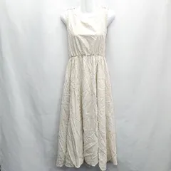 ◇ mystic ロング丈 ワンピース サイズF ベージュ レディース E  【1405140003611】