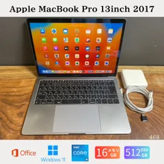 2025年最新】macbook pro 2017/13インチ/メモリ16gb/ssd 512gbの