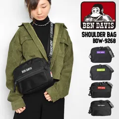 ショルダーバッグ BEN DAVIS ベンデイビス レディース ブランド 斜めがけ 大人 カジュアル メッセンジャーバッグ メンズ ロゴ ブラック ロゴストラップ かばん 鞄 バッグ メッセンジャー おしゃれ ストリートのサムネイル