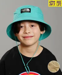 【ムラスポ公式】THE NORTH FACE ザ・ノース・フェイス キャンプサイドハット キッズ ハット UVケア 撥水 NNJ02314