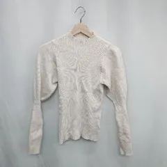 ◇ ⊇ snidel スナイデル パフスリーブ 長袖 ニット サイズF オフホワイト レディース E  【1502060035859】