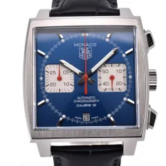 タグホイヤー TAG HEUER CAW2111.FC6183 モナコ スティーブ マックイーン クロノグラフ 自動巻き メンズ美品箱・保証書付き G#128483のサムネイル