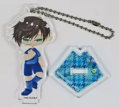 【中古】キーホルダー 糸師凛 「ブルーロック×文房具カフェ 文カフェ絵チュード アクリルキーホルダー」