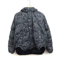 マウジー MOUSSY ダウン ジャケット フード レース 花柄 ロングテール ラウンドヘム F ブラック 黒 /HT6のサムネイル