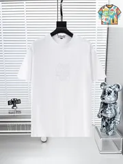 【今日WTO】LOEWE ロエベ 25SS 刺繍ロゴ T シャツ-QU91