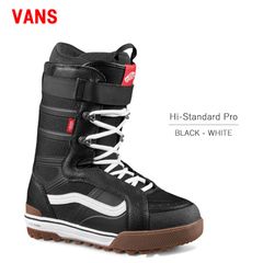 24-25 VANS SNOWBOARD BOOTS HI-Standard Pro バンズ スノーボード ブーツ ハイスタンダードプロ BLACK WHITE MEN‘s model