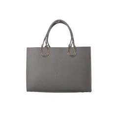 ☆ ダークグレー ☆ エポメタルカラー ２Wayバッグ トートバッグ レディース ハンドバッグ ショルダーバッグ 2WAY 肩掛け 斜めがけ 通勤 通学 バッグ かばん カバン おしゃれ かわいい エレガント 女性 大人女子 シンプル 入学式 卒業式