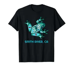 Smith River CA Frog Pacific NW ネイティブアメリカン インディアン Tシャツ