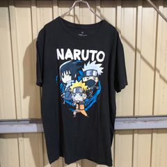 390 NARUTO SHIPPUDEN 半袖 キャラクター プリントTシャツ XL ブラック メキシコ製 ナルト カカシ サスケ ナルト疾風伝 アニメTシャツ 古着卸 アメリカ仕入
