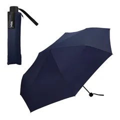 Wpc. 耐風 折りたたみ傘 [コンパクト] WIND RESISTANCE FOLDING ネイビー ミニ 雨傘 65cm 《UVカット・晴雨兼用》 大きい はっ水 26m/s 風に強い シンプル 無地 レディース メンズ 男性 女性 おしゃれ UX003-