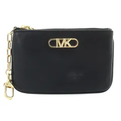 マイケルコース MICHAEL KORS Parker Small Leather Zip Card Case財布 カードケース カード入れ レザー 黒のサムネイル