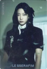 【中古】食玩 ステッカー・シール カズハ(モノトーン/B) レアシール 「LE SSERAFIM ’CRAZY’ ツインウエハース」
