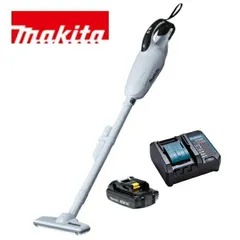 当店だけ！バッテリー充電器も1年保証! マキタ 18V コードレス 掃除機 カプセル式 CL181FDZW + 軽量バッテリー BL1815N + コンパクト充電器DC18WC 充電式 クリーナー リチウムイオンバッテリー 当店オリジナルセット CL181FD