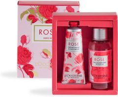 新品 ロクシタン(L'OCCITANE) ローズメルシー ハンドクリーム&ミニシャワージェルセット 誕生日 プレゼント ギフト 女性 男性 人気 送別
