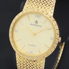 綺麗な稼働品❗️swiss made SANDOZ/サンドスアンティーク指輪時計 ◇SANDOZ 手巻き リングウォッチ 指輪型時計 指輪 時計