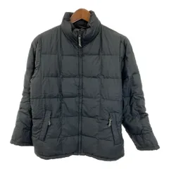 Eddie Bauer エディーバウアー WEATHER EDGE キルティング ダウンジャケット アウトドア ブラック (メンズ M) 中古 古着 Q9991
