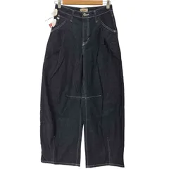 サムシング SOMETHING 別注 TUCK CURVE WIDE デニムパンツ レディース JPN：M 