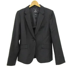 ニジュウサンク テーラードジャケット アウター ストレッチ レディース 40サイズ ブラック 23区 【中古】