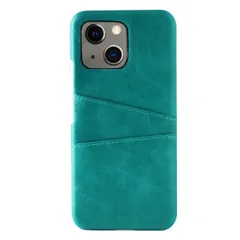 iPhone14 Plus ケース  カード収納 レザー スマート ケース 【Color】 ピーコックグリーン