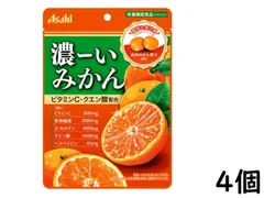 アサヒグループ食品 濃ーいみかん 84g ×4個　賞味期限2025/05