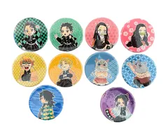 鬼滅の刃 プチ缶バッジ　10種セット ( 竈門炭治郎 & 竈門禰豆子 & 我妻善逸 & 嘴平伊之助 & 冨岡義勇 & 胡蝶しのぶ )