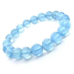 天然 アクアマリン ブレスレット 10mm パワーストーン ブレスレット メンズ レディース 天然石 数珠 アクセサリー メンズブ