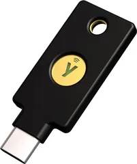 Yubico セキュリティキー YubiKey 5C NFC USB-C/FIDO2/WebAuthn/U2F/2段階認証/高耐久性/耐衝撃性/防水のサムネイル
