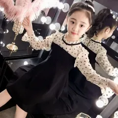 ハート柄　ワンピース　キッズ　女の子　シースルー　フリル　フォーマル　かわいい