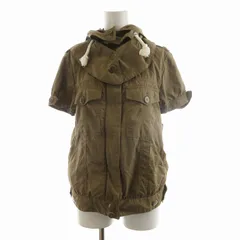 アディダス バイ ステラマッカートニー adidas by Stella McCartney ジャケット 半袖 フーディー メッシュ M ベージュ /NQのサムネイル
