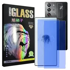 対応 RedMagic 10 Pro / 10 Pro+ フイルム ブルーライトカット【2+2枚セッ-国産AGC旭硝子素材 】 redmagic10 pro plus ガラスフイルム（２枚入り）+ レンズフィルム （２枚入り） redmagic10 pro 液