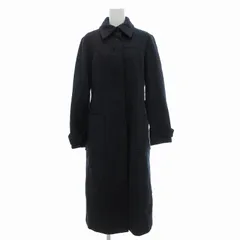 エムケー ミッシェルクラン MK MICHEL KLEIN コート ジップアップ ウール ナイロン 38 M 黒 ブラック /JS 0928のサムネイル