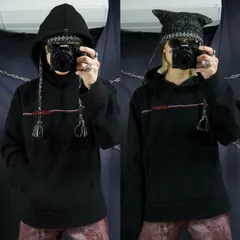 90s~00s OLDNAVY RacingLike Borders Embroidery Fleece Hoodie 90年代 2000年代 オールドネイビー レーシング ボーダー 刺繍 フリース パーカー