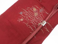 【京松】リサイクル着物 和装小物 帯揚げ帯締めセット 帯揚 帯締 金彩 花文 大和組 kyo7w07-794