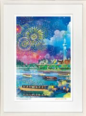 ヒロ・ヤマガタ 『シャンゼリゼの花火』 シルクスクリーン - メルカリ