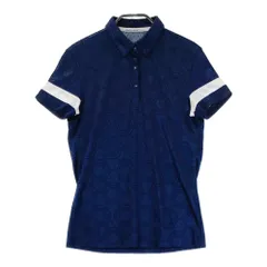 サイズ：L ADIDAS GOLF アディダスゴルフ  半袖ポロシャツ  ネイビー系 [240101351851]# ゴルフウェア レディース ストスト
