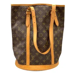 LOUIS VUITTON ルイヴィトン モノグラム バケット バケットGM バケツ型 トートバッグ ポーチ付き M42236 AR0011【中古】MK-1723
