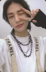 【中古】コレクションカード(男性) Stray Kids/Hyunjin(ヒョンジン)/裏面黒・紫・稲妻/CD「NOEASY」封入特典フォトカード