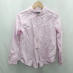 ◇ ⊇ Φ green label relaxing グリーンレーベル リラクシング 長袖 シャツ サイズ38 ピンク系 レディース E  【1501160031778】