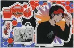 【中古】アクリルスタンド・アクリルパネル 隠岐孝二 名場面ジオラマフィギュア(2022) 「ワールドトリガー」