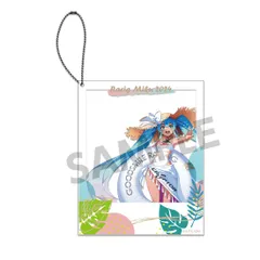 【新品】レーシングミク 2024 Tropical Ver. ポラロイド風アクリルキーホルダー【正規品】