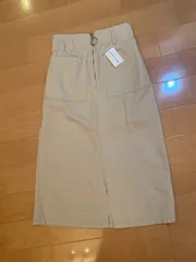 アズノウアズ  ポケジップスカート アイボリー