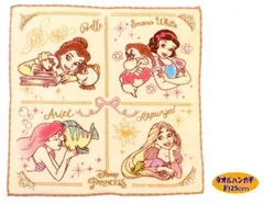 778168 タオルハンカチ ディズニー プリンセス チャームティアラ （ ディズニー プリンセス 白雪姫 ラプンツェル アリエル ベル 男の子 タオルハンカチ タオル ハンカチ 汗拭きタオル ハンドタオル キッズ )