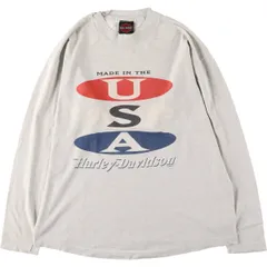 古着 90年代 ハーレーダビッドソン Harley-Davidson ロングTシャツ ロンT USA製 メンズL相当/eaa540271