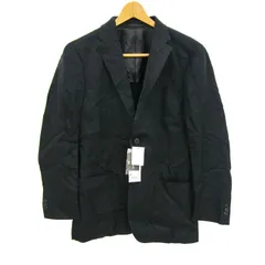 ユニクロ テーラードジャケット アウター プレミアムリネンジェット 未使用品 メンズ Mサイズ ブラック UNIQLO
