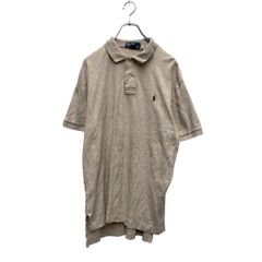 Polo Ralph Lauren 半袖 無地ポロシャツ L～ ベージュ ポロ